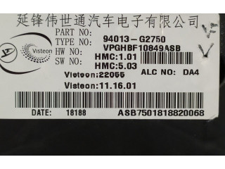 Панель приборов 94013G2750   Hyundai Ioniq       