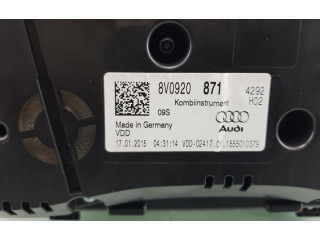Панель приборов 8V0920871 Audi A3 S3 8V