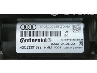 Блок управления климат-контролем 8P0820043BG, 8P0820043BK   Audi A3 S3 8P