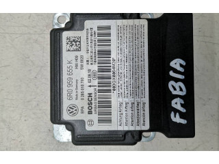Блок подушек безопасности 6R0959655K, 0285010793   Skoda Fabia Mk2 (5J)