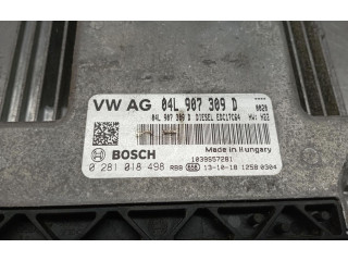 Блок управления двигателя 04L907309D, 0281018498 Skoda Octavia Mk3 (5E)