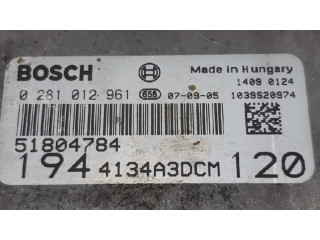 Řídící jednotka 0281012961, CENTRALITAMOTORUCE Fiat Croma 2008