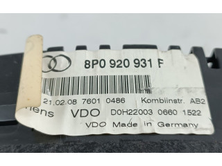 Панель приборов 8P0920931F, 81071521 Audi A3 S3 A3 Sportback 8P