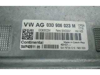Блок управления двигателем ECU 03D906023M Skoda Fabia Mk2 (5J)