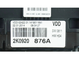 Панель приборов 2K0920876A, A2C81396500 Volkswagen Caddy