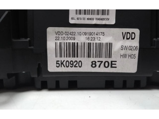 Панель приборов 5K0920870E Volkswagen Golf VI