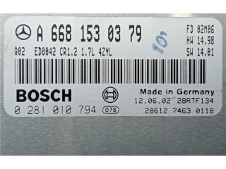 Блок управления A6681530379, 0090047 Mercedes-Benz A W168