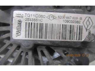 Генератор 8200667619, 8200667619 Renault Clio III