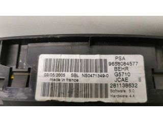 Блок управления климат-контролем 9658084577, NS04713490   Citroen C4 I