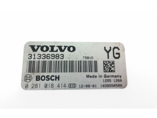 Блок управления двигателем Блок управления 31336983, 0281018414   Volvo S80