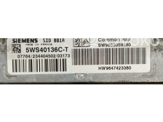 Комплект блоков управления 5WS40136C-T, 5WS40136C-T Citroen Berlingo