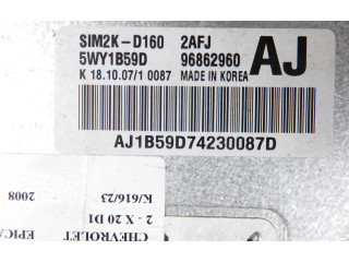 Řídící jednotka 5WY1B59D, 96862960AJ Chevrolet Epica 2008