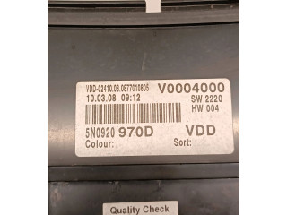 Přístrojová deska  Volkswagen Tiguan 2009 5N0920970D, V0004000  