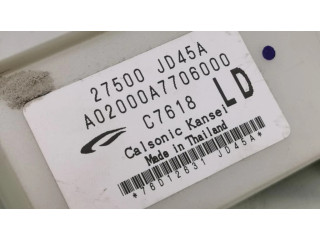 Блок управления климат-контролем 27500JD45A, A02000A7706000 Nissan Qashqai