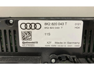 Блок управления климат-контролем 8K2820043T, 8K2820043T Audi A5 8T 8F
