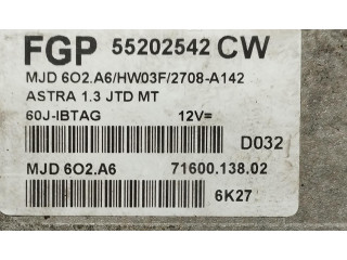 Řídící jednotka 55202542, 55202542 Opel Astra H 2008