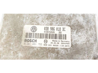 Блок управления двигателем Блок управления 038906018BC, 0281001755 Skoda Octavia Mk1 (1U)