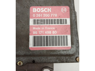 Блок управления двигателя 0261200778, 9617149880   Peugeot 306