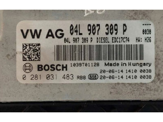 Блок управления двигателя 04L907309P, 0281031483 Audi Q3 F3