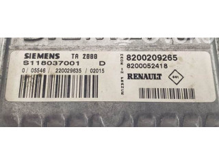 Блок управления коробкой передач 8200209265 Renault Clio II