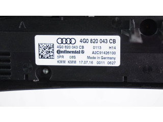 Блок управления климат-контролем 4G0820043CB Audi A6 S6 C7 4G