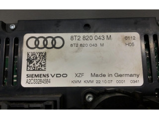 Блок управления климат-контролем 8T2820043   Audi A5 8T 8F
