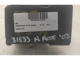 Блок АБС 0265231732   Nissan  Note (E11)  2006 - 2014 года