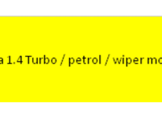 Моторчик заднего дворника 13418998, 689062013    Opel Astra J