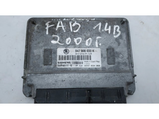 Блок управления двигателя 047906033K, 5WP4017712   Skoda Fabia Mk1 (6Y)