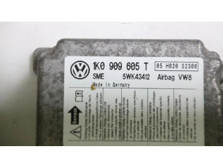 Блок управления надувных подушек 1K0909605T, 1K0909605T Skoda Octavia Mk2 (1Z)