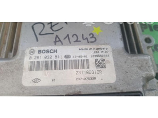 Блок управления двигателем Блок управления 0281032811, 237106319R. Dacia Dokker