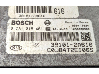 Блок управления двигателем Блок управления 0281015461, 39101-2A616   KIA Rio