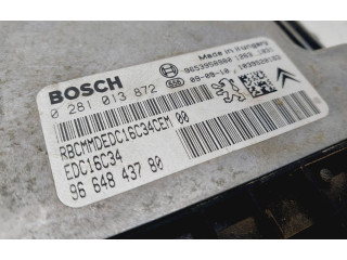 Блок управления двигателем ECU 9664843780 Citroen Berlingo