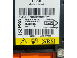 Блок управления надувных подушек 1499801080, L4V4H14A782   Citroen C8