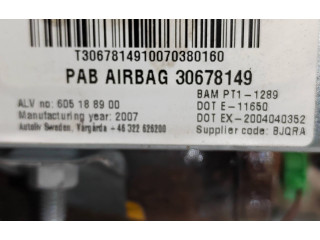 Подушка безопасности пассажира 30678149, 605188999 Volvo S80