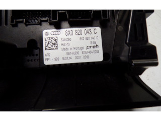 Блок управления климат-контролем 8X0820043C6PS, 8X0820043C Audi A1