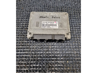 Блок управления двигателя 03D906023, 5WP4080604 Skoda Fabia Mk2 (5J)