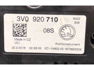 Панель приборов 3V0920710 Skoda Superb B8 (3V)
