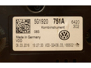 Панель приборов 5G1920751A, 5G1920751A Volkswagen Golf VII