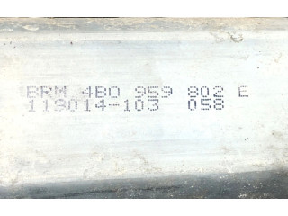 Рулевая рейка  Передний комплект электрического механизма для подъема окна 4B0959802E   Audi A6 S6 C5 4B 1997 - 2005 года