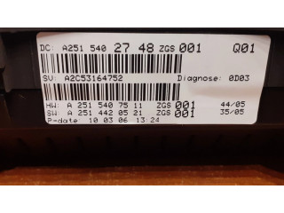 Přístrojová deska Mercedes-Benz R W251 2006 A2515407511, A2514420521