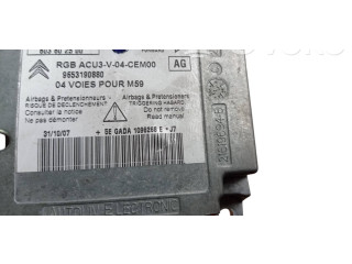 Блок подушек безопасности 9653190880, 603602500   Citroen Berlingo