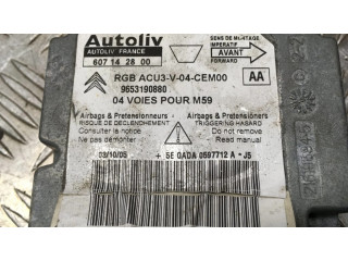 Блок подушек безопасности 9653190880, 607142800 Citroen Berlingo