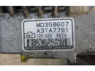 Генератор MD358607, A3TA7791   Mitsubishi Space Wagon      