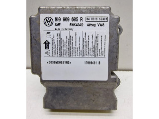 Блок управления надувных подушек 1K0909605R, 5WK43412   Skoda Octavia Mk2 (1Z)