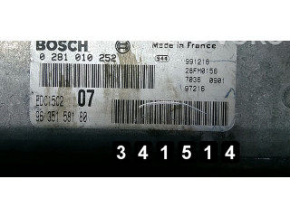 Блок управления двигателя 0281010252   Peugeot 406