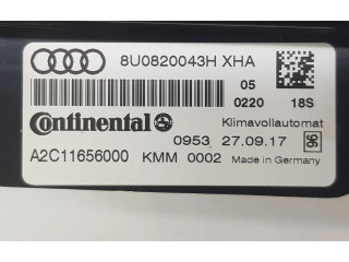Блок управления климат-контролем 8U0820043H, 8U0820043H Audi Q3 8U