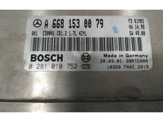 Блок управления двигателя A6681530079 Mercedes-Benz A W168