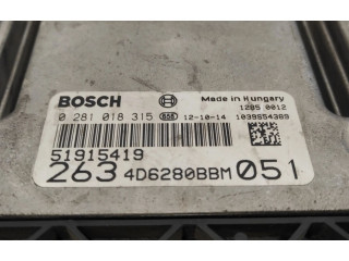 Блок управления двигателя 0281018315, 4D6280BBM   Opel Combo D