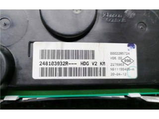 Панель приборов 248103932R, 248103932R Dacia Lodgy